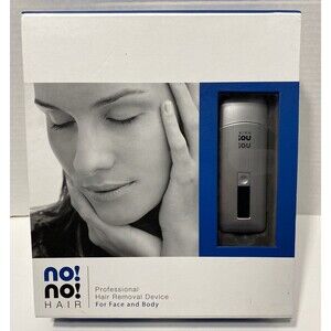 no!no! Professional Hair Removal Device Face Body Model 8800 Silver Complete